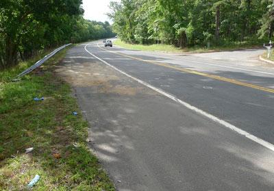 Debris and emergency medical supplies remained at the site of Sunday's fatal, two-vehicle accident on Route 114 in East Hampton Debris and emergency medical supplies remained at the site of Sunday's fatal, two-vehicle accident on Route 114 in East Hampton