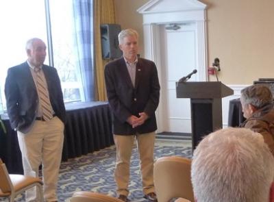 Suffolk Executive Steve Bellone, right, has joined a number of elected officials pressing for rejection of a tax reform bill now working its way through Congress. Suffolk Executive Steve Bellone, right, has joined a number of elected officials pressing for rejection of a tax reform bill now working its way through Congress.