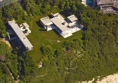 The Old Montauk Highway house that was allegedly used for promotional parties during July, in a Google Maps image The Old Montauk Highway house that was allegedly used for promotional parties during July, in a Google Maps image