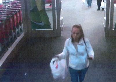 Police have asked for information on a woman who allegedly used a stolen credit card number at a Huntington Station Target on Nov. 25.. Police have asked for information on a woman who allegedly used a stolen credit card number at a Huntington Station Target on Nov. 25..