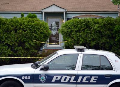 A man was wounded by a gunshot Thursday evening at this Springs-Fireplace Road, East Hampton, house, which remained cordoned off and guarded by uniformed police officers on Friday. A man was wounded by a gunshot Thursday evening at this Springs-Fireplace Road, East Hampton, house, which remained cordoned off and guarded by uniformed police officers on Friday.