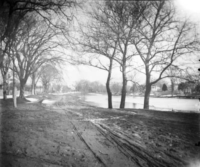 Main Street, East Hampton, in the age of horse and buggy. And mud. Lots of mud. Main Street, East Hampton, in the age of horse and buggy. And mud. Lots of mud.