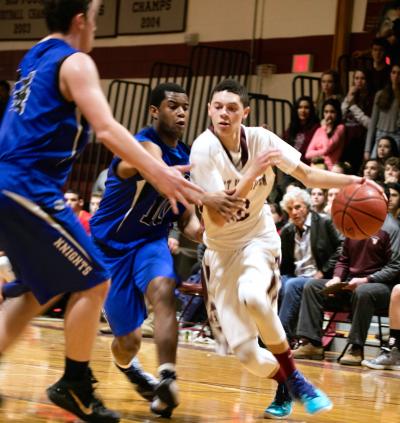 Brandon Kennedy-Gay drove to the basket in Tuesday night's game. Brandon Kennedy-Gay drove to the basket in Tuesday night's game.
