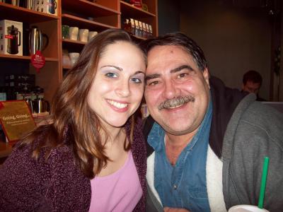 The writer and her father, Robert Sampson, who died on Dec. 20. The writer and her father, Robert Sampson, who died on Dec. 20.