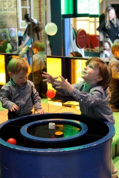 Kids playing at CMEE.