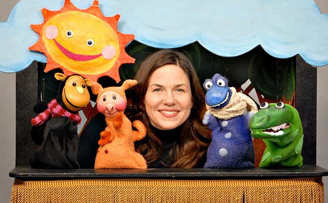 Liz Joyce and her Goat on a Boat Puppet Theatre will move to Bay Street Theater in September.