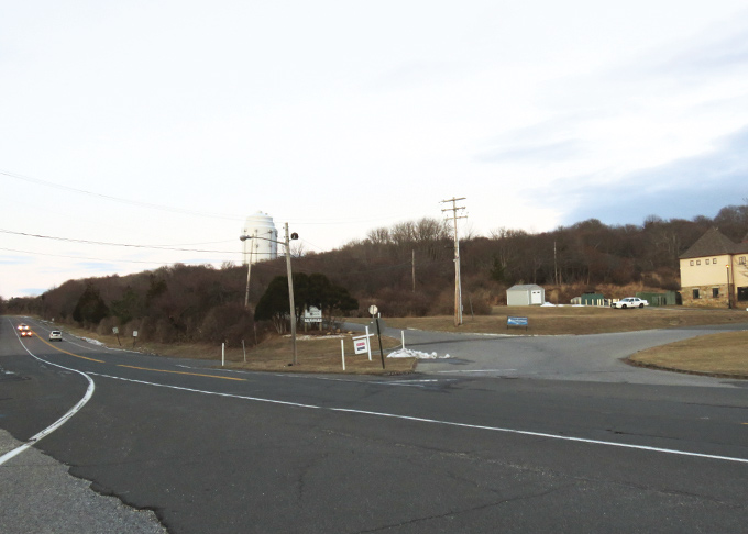 A wooded area on Flamingo Avenue in Montauk is under consideration as the site of a new electrical substation. Neighbors are having none of it.