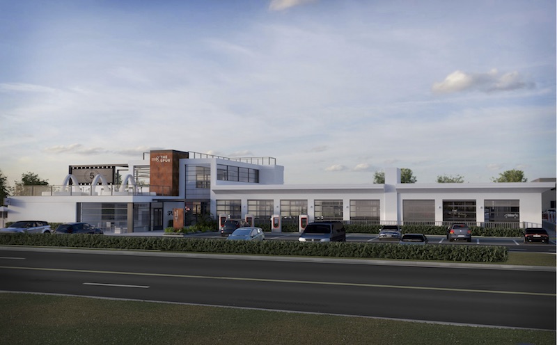 The Spur Innovation Center got a $500,000 economic development grant. Above, an architectural rendering of the new workspace and event hub under construction in Southampton.