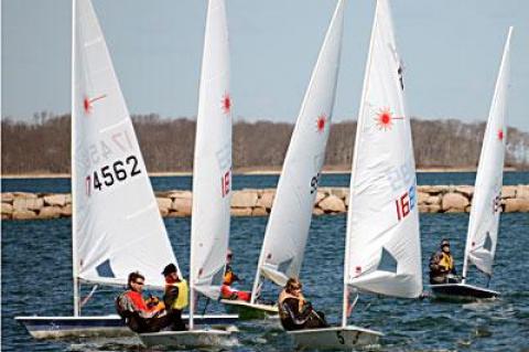 Sailors from the Breakwater Yacht Club participated Saturday in an Icebreaker Regatta, postponed from its original date, just after February’s blizzard.