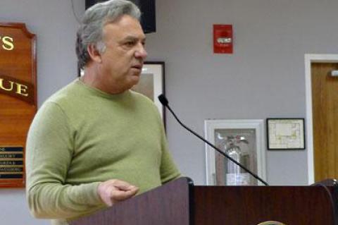 Anthony DeVivio told the board that its proposed lighting code changes would create a security risk.