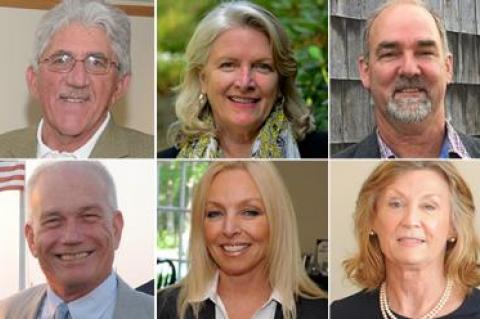 Top row: Cantwell, Overby, and Van Scoyoc vs. Knobel, Mulhern-Larsen, and Turner, bottom row.