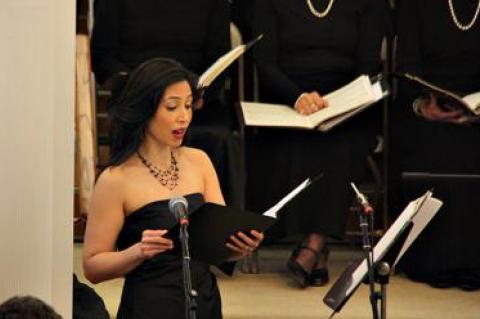 Nita Baxani, a soprano, was one of the soloists.