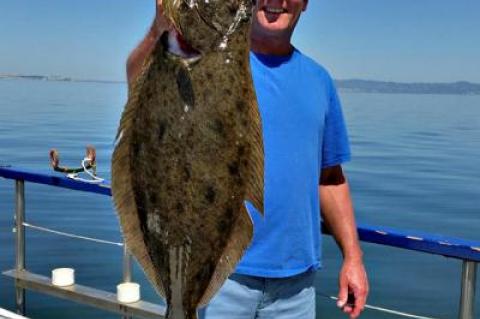 When the wedding he was set to attend in San Francisco was postponed, Tom McDonald of East Hampton booked a seat on a local charter boat out of Fisherman’s Wharf and caught three halibut between 36 and 38 inches long.