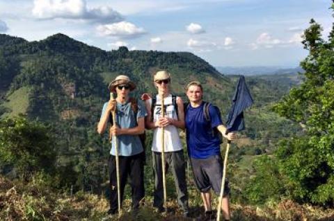 Students in East Hampton High School’s BuildOn club traveled to Nicaragua during their spring break to help build a school in the remote village of Cabecera del Cano.
