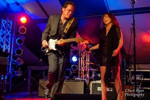 Zach Zunis, performing on guitar with Janiva Magness, is featured on the singer’s latest album, “Love Wins Again,” which has been nominated for a Grammy Award.