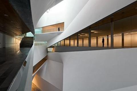 The Parrish Art Museum will kick off its new architecture series tomorrow with Preston Scott Cohen discussing the Tel Aviv Museum of Art, where Mr. Cohen designed a new building.