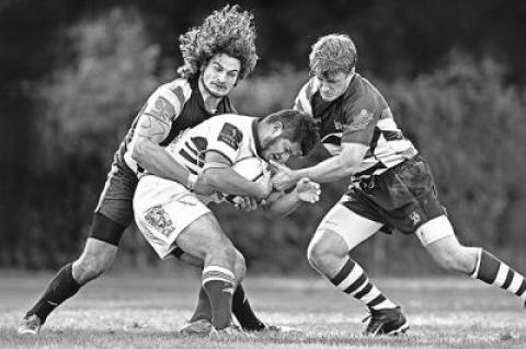 Axel Alanis (with the ball) prefers rugby’s constant flow to football.
