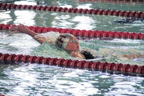 Sophia Swanson, a sophomore, is an all-around threat when it comes to the various swimming meet events.