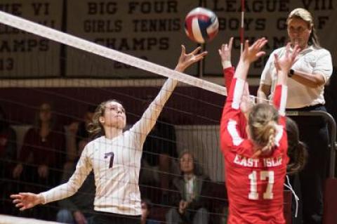 Mikela Junemann (7) and nine of her teammates will be back next year, leading Kathy McGeehan, East Hampton’s coach, to hope that they’ll advance further in the county tournament than the quarterfinals.