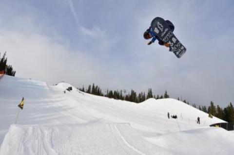 Noah Avallone did his first 720 in competition in the national championships’ slopestyle event.