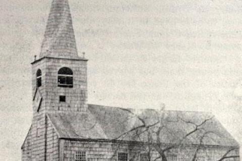 East Hampton's second town church, where Ned, who may have been a slave for part of his life, was bell ringer for as many as 35 years, in a span from 1780 to 1816.