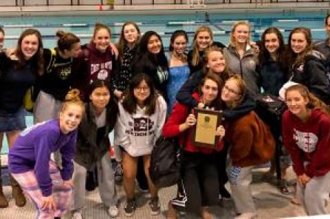 Craig Brierley’s team not only could claim the victory when it came to League III’s swimming events, but also could exult in the fact that it received the league’s sportsmanship award.