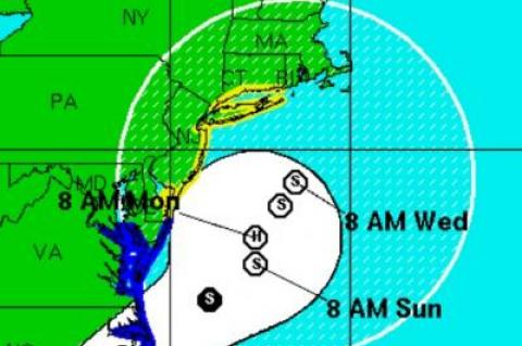 Tropical Storm Hermine is expected to gain strength and linger off the Mid-Atlantic Coast well into next week.