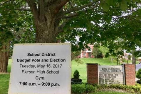 The Sag Harbor School budget passed 973 to 269, and two incumbents were ousted.