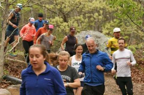 Rain didn’t faze the Hither Hills Half-Marathon’s participants as they set out Saturday morning.