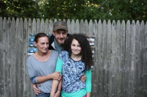 Rob Bistrian is thankful his wife, Judi Bistrian, was able to get their daughter, Violet, 11, and their son, Roman, 4, not pictured, out of their burning house while he was working aboard a commercial fishing vessel on Saturday morning. Rob Bistrian is thankful his wife, Judi Bistrian, was able to get their daughter, Violet, 11, and their son, Roman, 4, not pictured, out of their burning house while he was working aboard a commercial fishing vessel on Saturday morning.