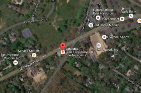 A fatal accident occurred in front of Cafe Max, a restaurant on Montauk Highway in East Hampton, on Wednesday around 6:30 p.m.