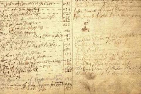 Handwritten East Hampton Town minutes are among a trove of documents and rare archival materials being scanned as part of the East Hampton Town Historic Records Project. Note the 1701 doodle near the top of the page! Handwritten East Hampton Town minutes are among a trove of documents and rare archival materials being scanned as part of the East Hampton Town Historic Records Project. Note the 1701 doodle near the top of the page!
