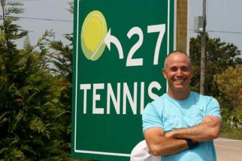 Neal Feinberg expects there will be 10 clinics a day at 27Tennis in July and August.