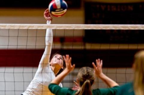 Nicole Realmuto had been out of the lineup recently, nursing an ankle injury, but returned in fine fettle to help her team shut out Westhampton Beach here last Thursday, capping an undefeated league season.