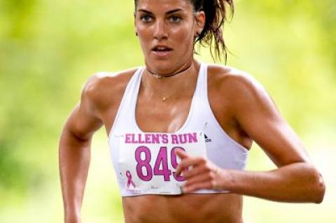 Paige Duca didn’t veer off the course this time. She won among the women at Ellen’s Run and placed fourth over all in 17 minutes and 18 seconds.