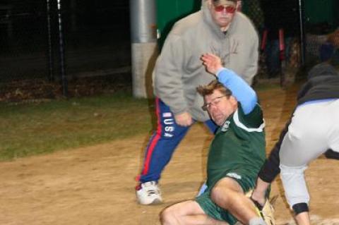 Andy Silich was one of three Uihlein’s runners tagged out at the plate in the fall league final.
