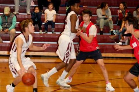 In the Bonackers’ first four games (that’s Turner Foster with the ball above), three were decided by 1 point.