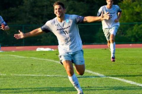 Nick West of East Hampton wound up as the high-scorer among thousands of collegiate men’s soccer players throughout the country this fall.