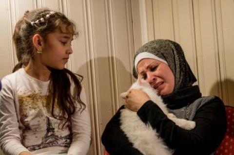 Kunkush safely in Norway with members of its family, who had been forced to leave a Greek beach town without it after traveling from Iraq via Turkey.