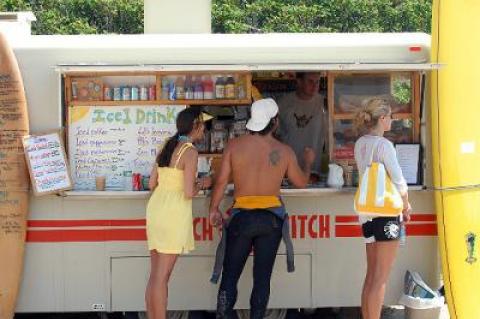 The Ditch Witch food cart in Montauk was among those to be replaced in a vote by the East Hampton Town Board Thursday.