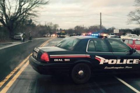 The driver of an S.U.V. was killed in a collision with a Suffolk County bus on Montauk Highway near Hayground Road in Bridgehampton.