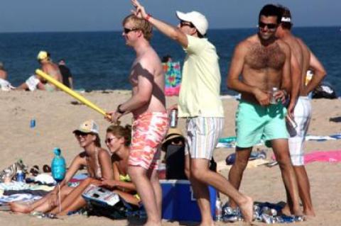 The beach party started modestly in summer, 2011, but has grown in popularity and numbers and drawn the ire of some residents.