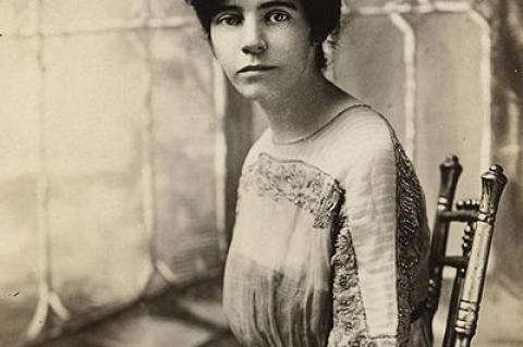 Alice Paul, suffragist, in 1915