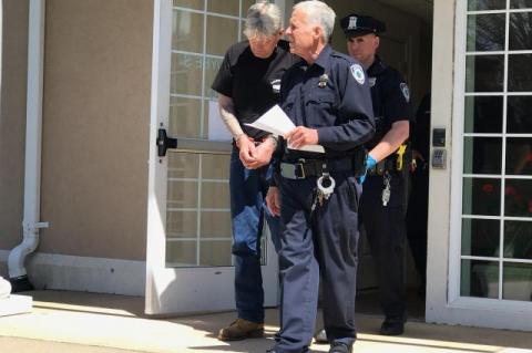 Robert B. Slowey was arraigned in East Hampton Town Justice Court on Thursday and then taken to Suffolk County jail.