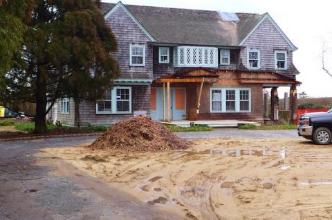 Grey Gardens, the East Hampton Village house made famous in the documentary film of the same name, has changed hands again, and work is being done to shore up and improve the structure.