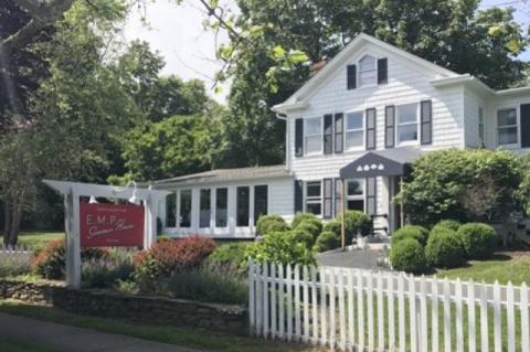 The exterior of EMP Summer House on Pantigo Road and Spring Close Highway in East Hampton