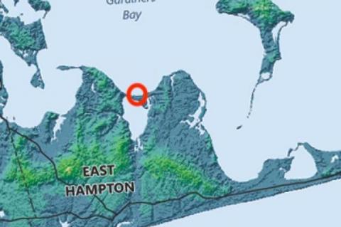 Sammy's Beach is a remote section of dunes and wetlands on the northern end of Three Mile Harbor in East Hampton. A duck hunter died there after his Ford Explorer became stuck in the snow on Monday afternoon.