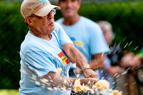 Mike Lupica, one of The Game’s stalwarts, was the traditional turnip’s designated hitter.