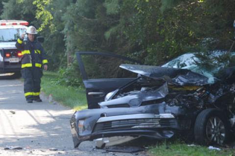 Montauk Highway in East Hampton Village was closed for nearly five hours Thursday as police investigated a head-on collision that killed a Sagaponack resident.