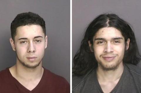 Joseph G. Worysz, left, and Maximillian H. Bonilla, right, were arrested Monday.